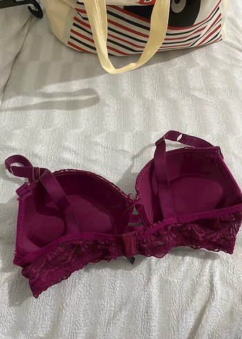 38 Beden bordo Renk Bordo Desenli Bohem Sütyen