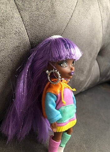 Barbie Barbie extra mini bebekler mor saçlı