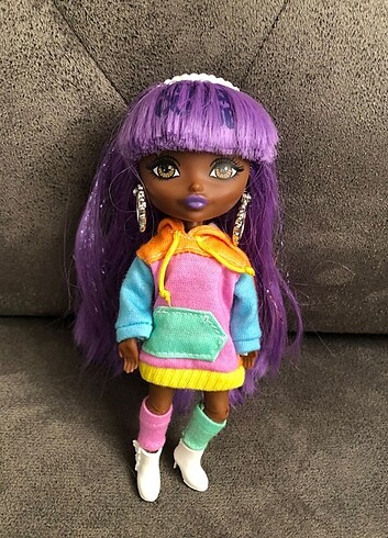 Beden Barbie extra mini bebekler mor saçlı