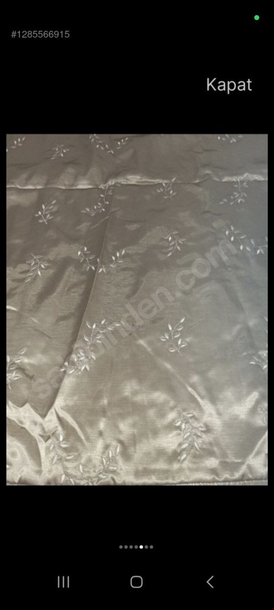 SATEN CİFT KİŞİLİK YATAK ÖRTÜSÜ - Görsel 5