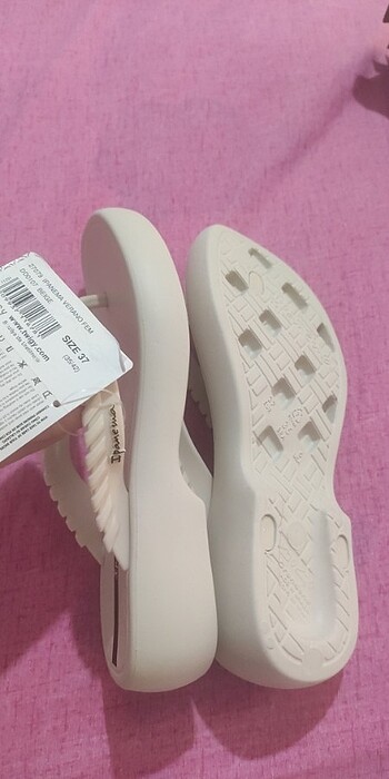 37 Beden beyaz Renk Ekru plaj terliği