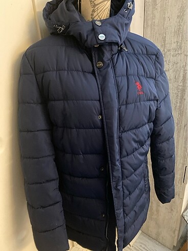 Hiç kullanılmamış erkek şişme mont us polo