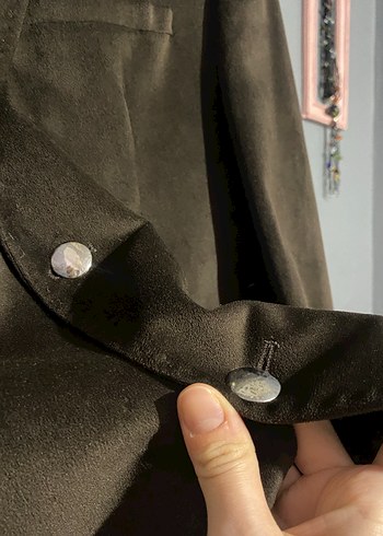 Kahverengi Erkek Kadife Blazer Ceket - Görsel 2