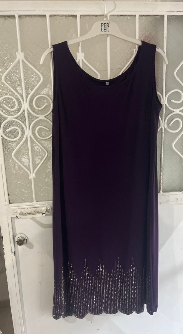 Siyah V Yaka Midi Gotik Abiye Elbise - Görsel 3