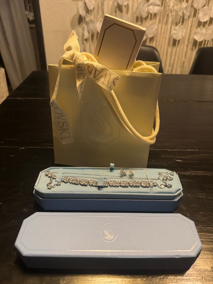 Swarovski gelin set modal bileklikleri - Görsel 3