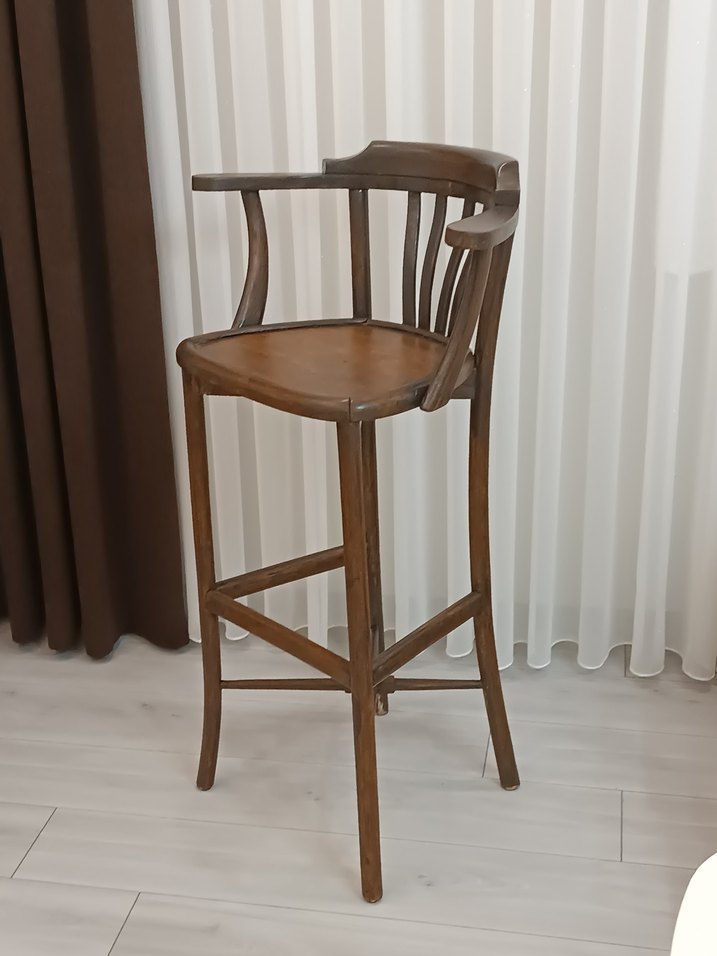 Ahşap Yüksek Sandalye - Görsel 2