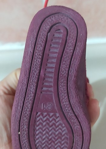 Bordo Yıldız Desenli Kız Çocuk Ev Pamdufu - Görsel 4