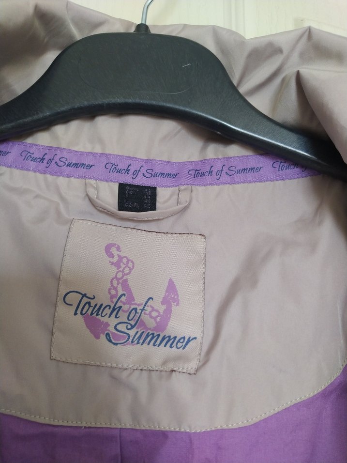 Gri Midi Kadın  Fermuarlı yağmurluk - Görsel 2