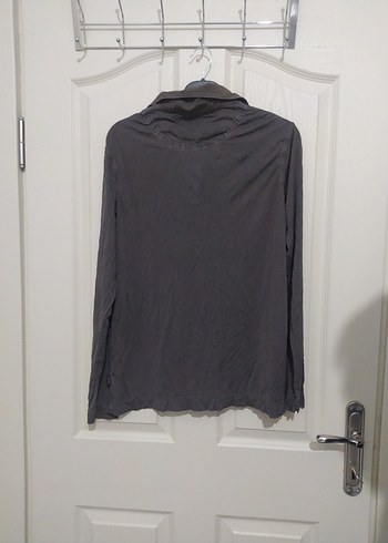 Keten Uzun Kollu Polo Tişört - Görsel 5