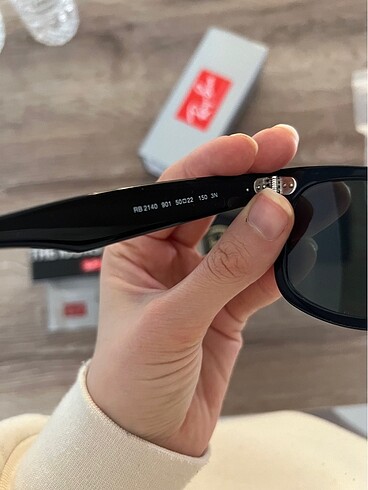  Beden siyah Renk Rayban Wayfarer 50?22