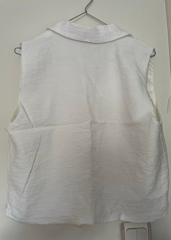 KIRIK BEYAZ, Sedef Düğmeli Kadın Yelek - Görsel 4