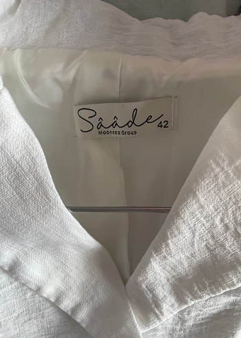 KIRIK BEYAZ, Sedef Düğmeli Kadın Yelek - Görsel 5