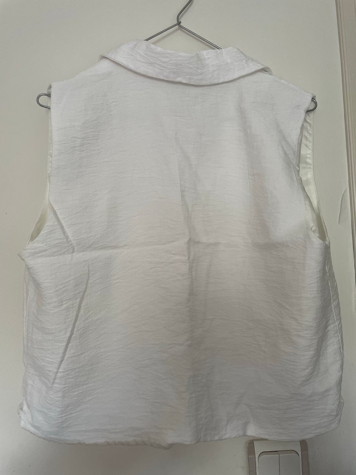 KIRIK BEYAZ, Sedef Düğmeli Kadın Yelek - Görsel 4