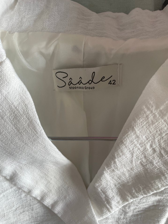 KIRIK BEYAZ, Sedef Düğmeli Kadın Yelek - Görsel 5