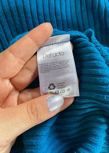 Defacto Yarım Balıkçı Yaka Triko Kazak - Görsel 5