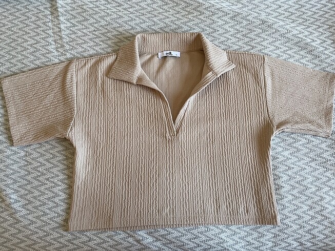 adL Polo yaka kısa kol tişört - Görsel 2