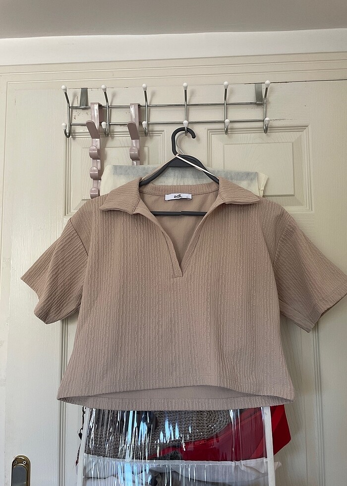 adL Polo yaka kısa kol tişört - Görsel 4