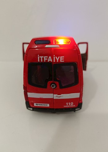 Beden Renk Metal çek bırak ışıklı ve sesli İtfaiye