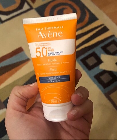 Avene Fluid SPF 50+ yüksek korumalı güneş kremi (50ml)