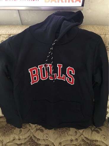 m Beden siyah Renk bulls sweatshirt