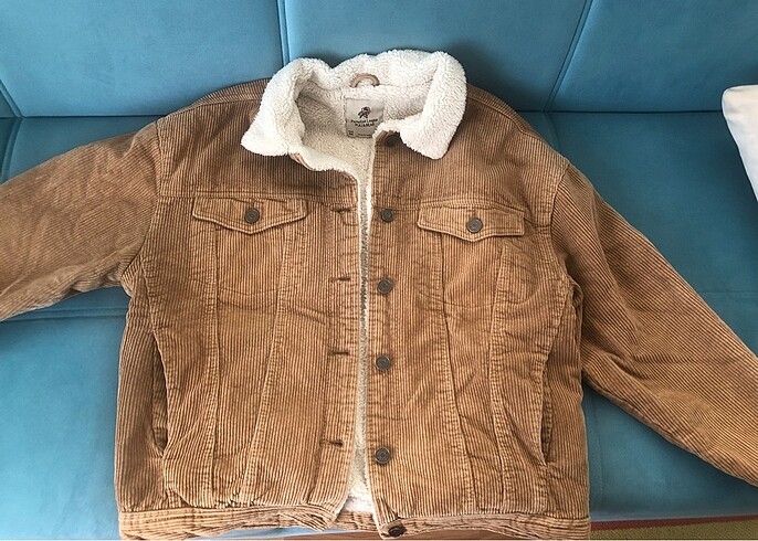 Pull and Bear pull & bear kadife ceket