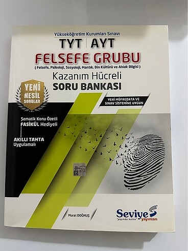 Seviye yayınları tyt ayt felsefe grubu kazanım hücreli soru bank