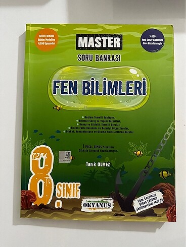 Okyanus yayınları sekizinci sınıf master fen bilimleri soru bank