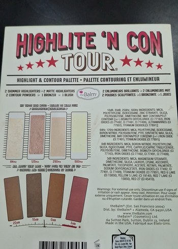 Beden theBalm Highlite 'N Con Tour Aydınlatıcı & Kontür Paleti