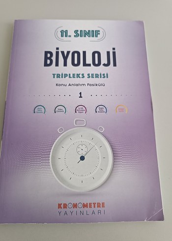 11. Sınıf Biyoloji Soru Bankası Kronometre Yayınları
