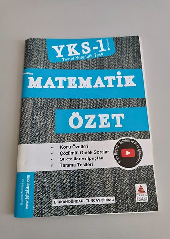 Yks Tyt Matematik Özet Kitabı Delta Kültür