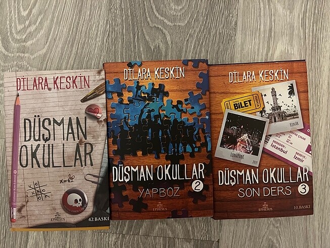 Dilara keskin düşman okullar serisi (3 kitap)