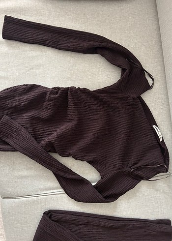 s Beden kahverengi Renk Pull and bear takım