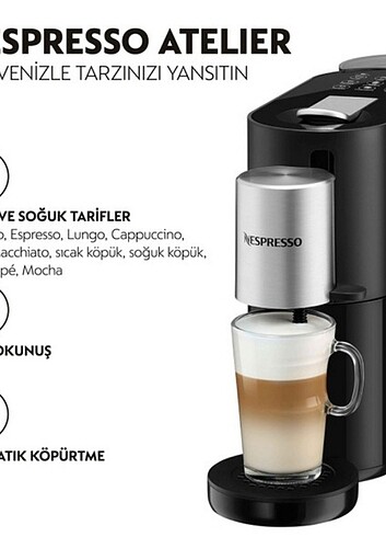 Nespresso Nespresso S85 Atelier Süt Çözümlü Kahve Makinesi