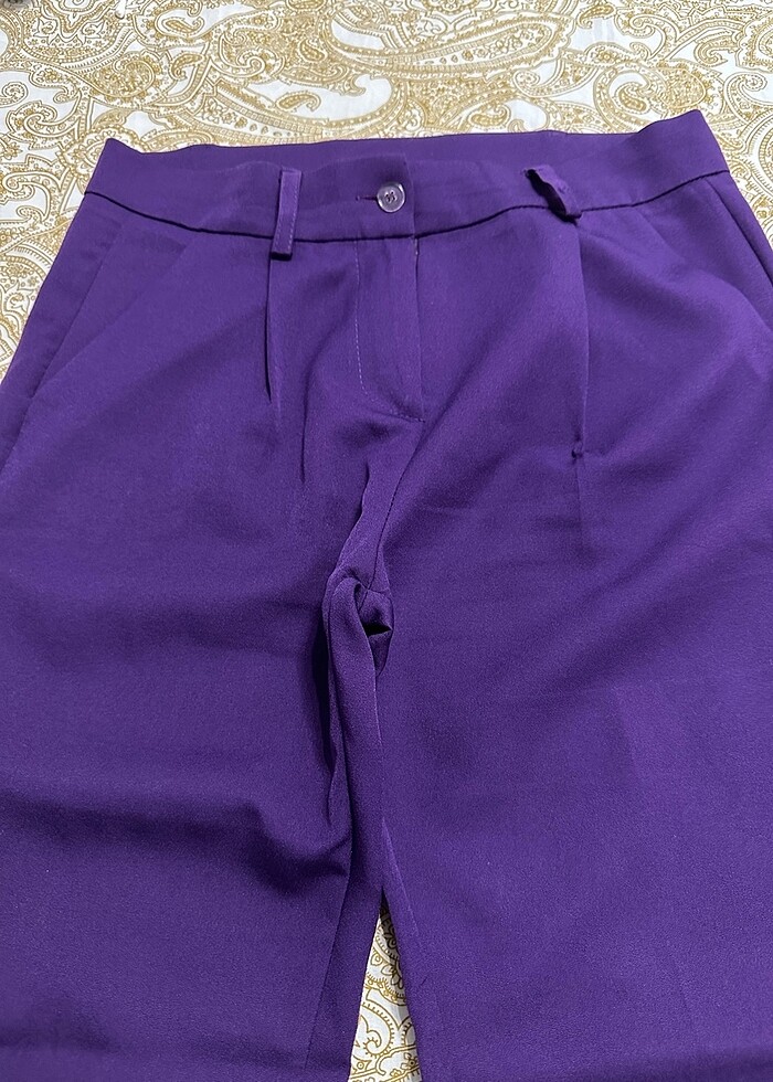 Mor renk 38 beden pantolon - Görsel 4