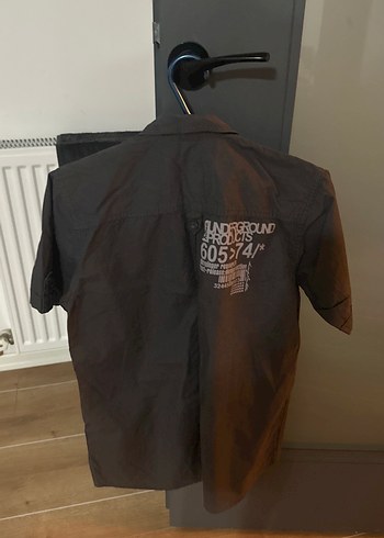 LCW Kahverengi Kısa Kollu Keten Gömlek - Görsel 2