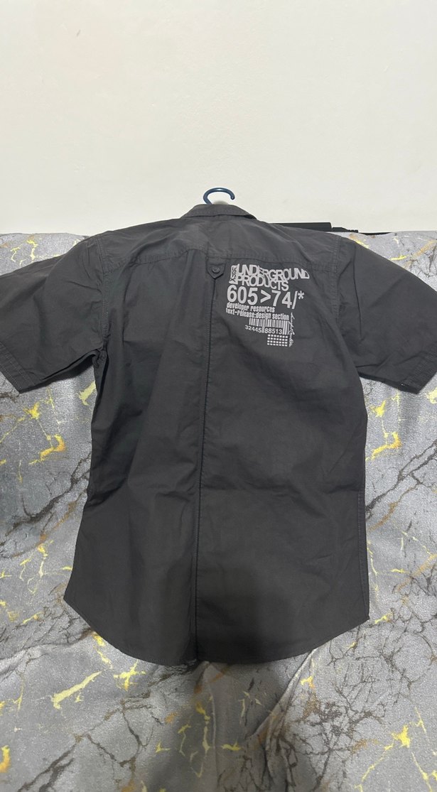 LCW Kahverengi Kısa Kollu Keten Gömlek - Görsel 3