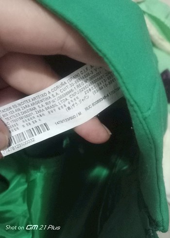 m Beden Düğmeli Yeşil Mini Şort