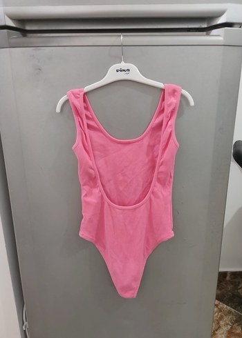 Pembe Kolsuz Mini Kadın Mayo - Görsel 2