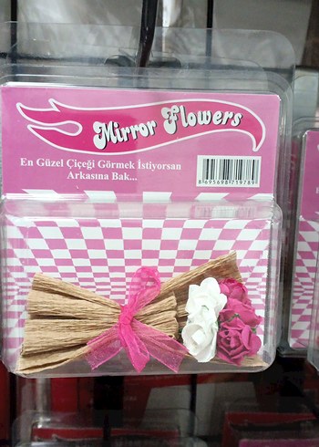 Pembe Çiçekli Ayna Hediyesi - Görsel 4