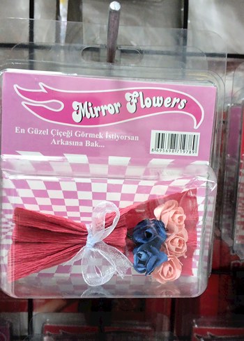 Pembe Çiçekli Ayna Hediyesi - Görsel 3