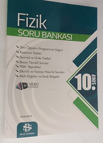 Bilgi Sarmal 10. sınıf fizik soru bankası 