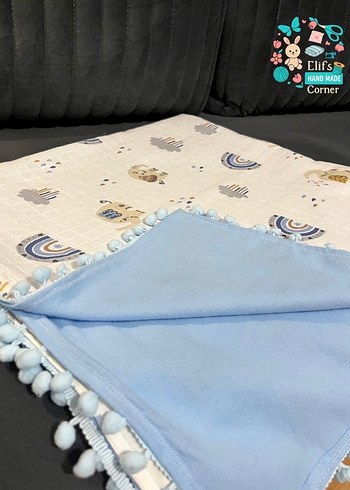 Bebek battaniyesi ve yastık Uyku Seti - Görsel 2