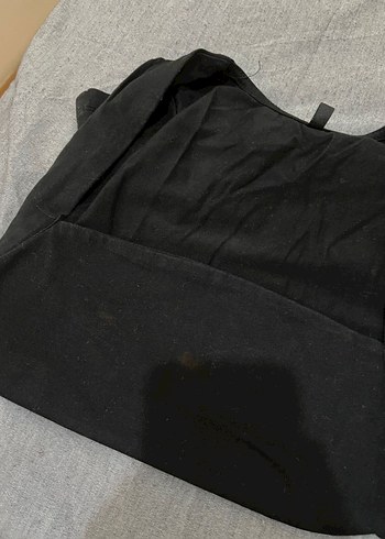 SİYAH KARE YAKA BLUZ - Görsel 3