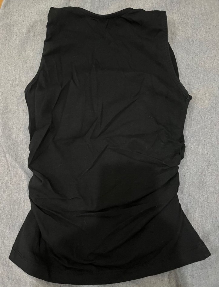 SİYAH KARE YAKA BLUZ - Görsel 2