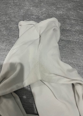 BEYAZ CROP BLUZ - Görsel 3