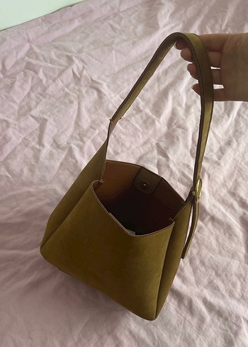 Kadın  Minimalist Tokalı Çanta - Görsel 3