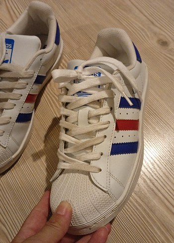 38 Beden beyaz Renk Adidas Beyaz Bağcıklı Spor Ayakkabı