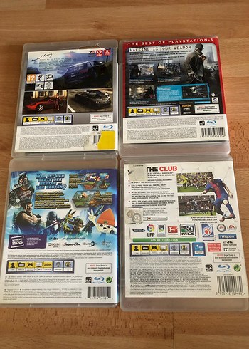 Sony PS3 Oyun Seti:FIFA 13,ALL STARS,WATCH DOGS,TEST DRIVE KAMPANYA