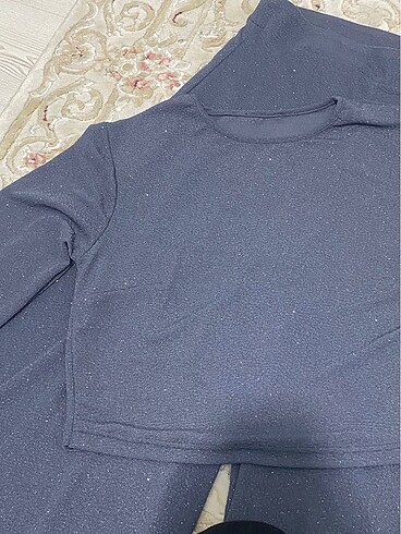 l Beden gri Renk simli takım