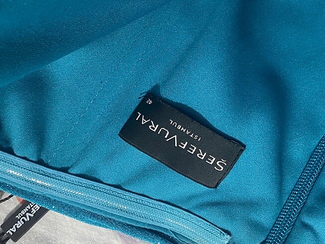 Şeref vural turkuaz abiye - Görsel 2